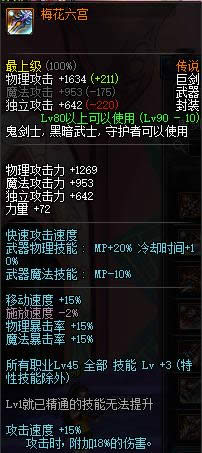 dnf90级鬼剑士传说武器大全 dnf90级鬼剑士传说武器属性介绍