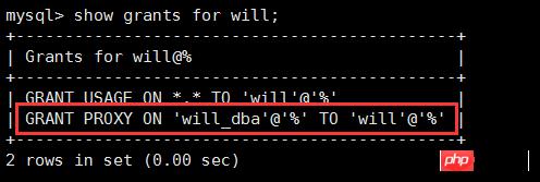 Mysql 5.7.18 MySQL proxies_privʵûʵ