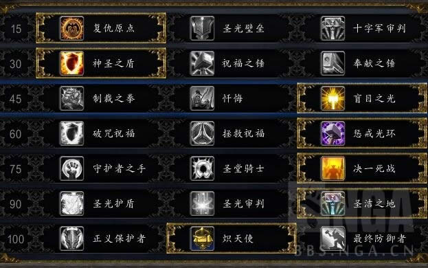 魔兽世界7.0防骑PvP天赋技能详细说明推荐