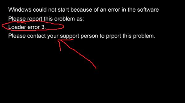 XP޷ϵͳʾLoader error 3Ľ